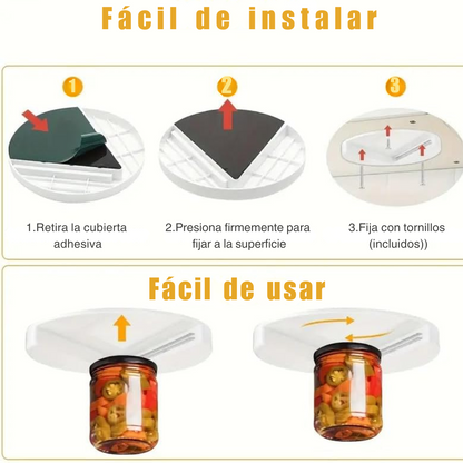 Abridor de Tarros Fácil para Manos Débiles y Artritis