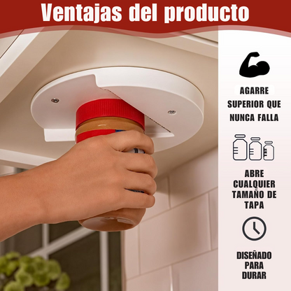 Abridor de Tarros Fácil para Manos Débiles y Artritis